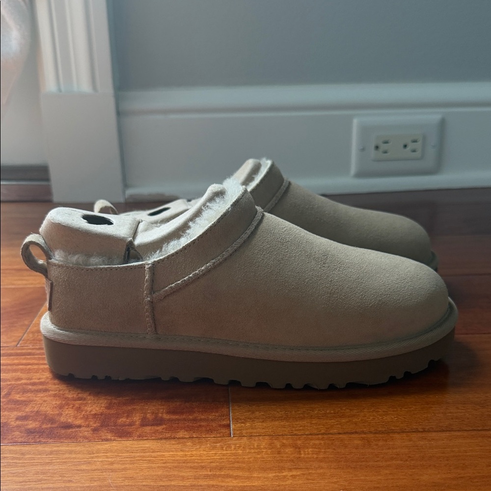 UGG micro boots ultra mini sand beige nude women 8 S/N 1173891